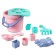 Sanding set-granter, turquoise pink