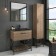 Mirror Comforty Braudford 75, black color, 75x80 cm