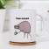 Sublimation mug "Pauses", 320 ml, with application