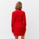 Women's dress Minaku: Silk pleasure color red, rr 42