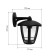 Lamp Garden Era E27, IP44, 40W, 164x199x222 mm, black