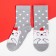 New Year's socks KAFTAN "Bear" rr 14-16, gray