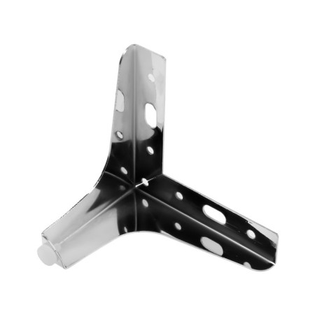 Furniture support Cappio Stop04, h = 100 mm.11.5*11.5, weight color chromium-2