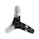 Furniture support Cappio Stop04, h = 100 mm.11.5*11.5, weight color chromium