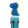 Handle Automatic Ball 10 color, "dinosaur", blue color, in the package
