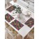 Set of napkins for setting the table "Multi -colored tulips", rectangular, size 32x46 cm, 4 pcs