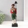 Polystone candlestick "English cartoons-pertress of Corporal" 11x11x35 cm