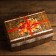The box is folding, double -sided "tangerines", 25 x 17 x 10 cm