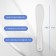Spatula for depilation, 18.5 cm, white color