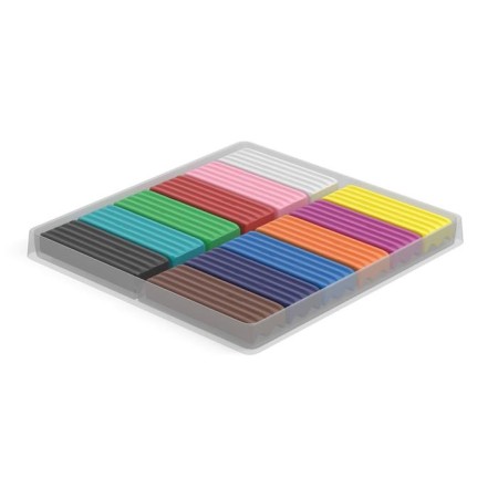 Plasticine 12 flowers 192 GECH KRAUSE, euro suspension, economical packaging-10