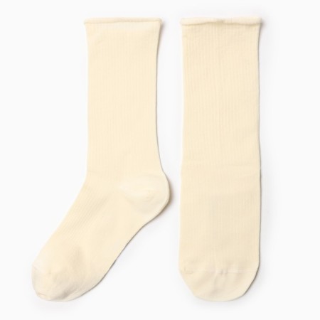 Women's socks, color cream size 23-25