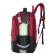 School backpack 37 x 28 x 13 cm, ergonomic back, Across 557, black/red CS23-557-10