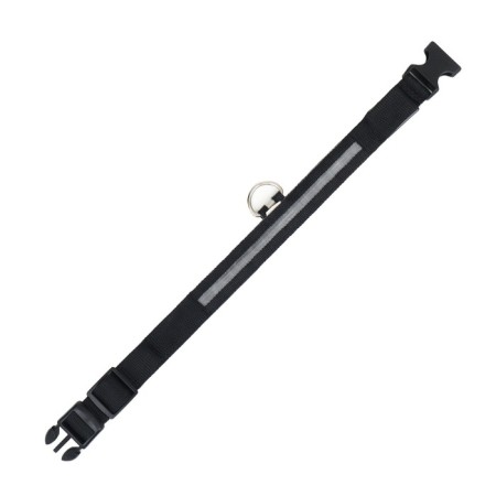 Collar with backlight, charging from USB, size M, Osh 37-46 cm, 3 modes, black-6