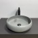 Haller shell Comforty 114mh, round, light-gray matte color