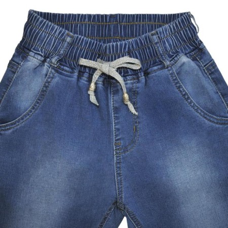 Jeans for girls, height 110 cm, blue color-2