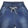 Jeans for girls, height 110 cm, blue color
