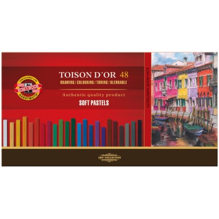 Pastel dry art 48 colors, Soft Koh-I-Noor Toison D`or 8586