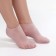 Socks for pedicure, silicone, size S, pink color