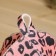Bath cap "Pink leopard", female