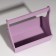 Wooden Kashpo "Willian Long", with a pen, purple, 25 × 12.5 × 10 (28) cm