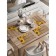 A set of napkins for setting the table “Sunflower on the floor”, rectangular, rounded edges, size 30x46 cm, 4 pcs