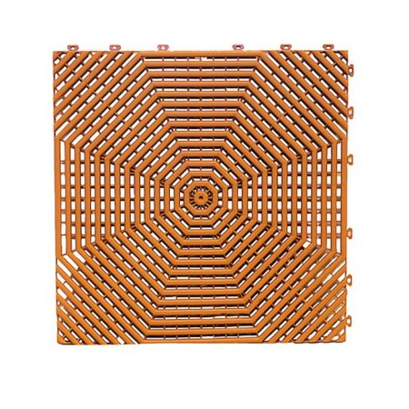 Helex tile, 40 × 40 × 1.8 cm, set 6 pcs., Terracot