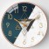 Wall clock, series: interior, "harmony", smooth move, d-30 cm, aa
