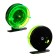Inertial coil, plastic metal, diameter 6.5 cm, black-green color, 701