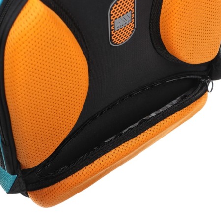Frame backpack 37 x 28 x 12 cm, Across 194, filling: bag, pencil case, blue/blue ACR22-194-1-10