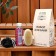 Gift set "3 in 1" shampoo, body brush, black washcloth