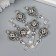 Decor for creativity Metal "Key Wreath with Flower" silver 317M035 4.7x1.9 cm
