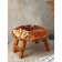 ADELICA guide table, with menage and folding legs, 2 persons, d = 30 cm, oak