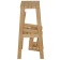 Stool- ladder, 455x310x616, beech