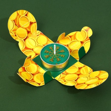 Tea candle "New Year", d = 4 cm, mix-18