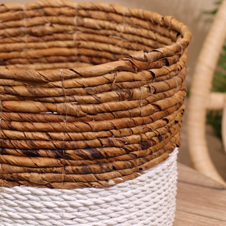 Wicker basket 25x25x20 cm-5