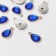 Suspension "drop" rifle 2.1 × 1.4 × 0.4 cm, (set 10 pcs.), Blue in gold color