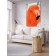 Decorative panel with photo printing "observing flamingos", vertical, size 150x200 cm