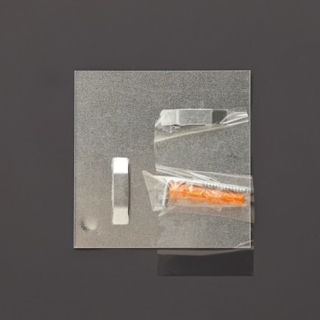 Mirror, wall, with sandblasting graphics, 50 x 50 cm-3
