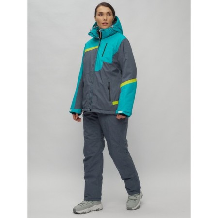 Ski suit female, size 58, green color-1