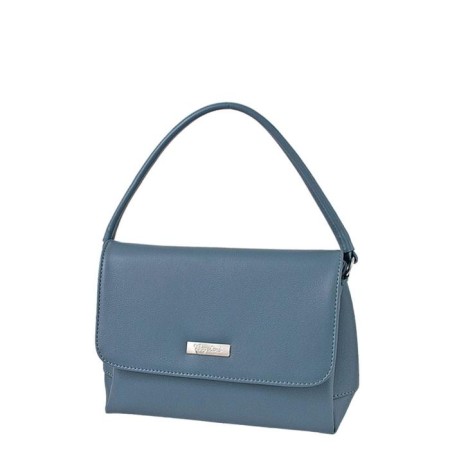 Bag Female claim, lightning, blue color