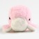 Soft toy "Kit" on a key fob, 11 cm, pink color