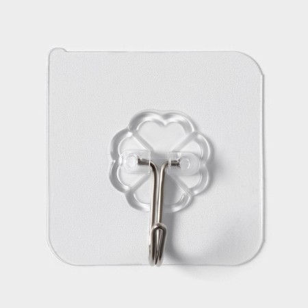 Hooks of self -adhesive dealership "Classic", 3 pcs, transparent-3