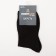 Men's socks woolen, black color, size 39-43