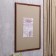 Photo frame pine c24 brown 50x70 cm (plastic screen)