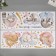 Interior plastic sticker "Sleeping animals" 30x90 cm 2 sheets