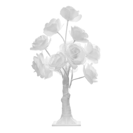 Night -sided "White Roses" LED white 17x17x34 cm-4