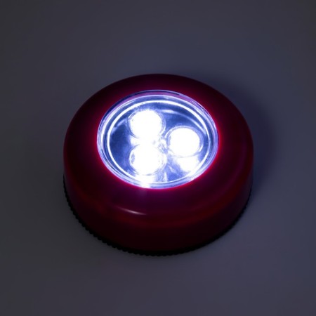 Night Pushlite "Circle" 3 diodes, 3AA Red 2.5x6.5x6.5 cm Risalux-3