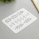 Plastic stencil "leaflets" 16x22 cm