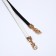 Women's belt, width 1 cm, metal buckle, white color