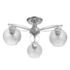 April chandelier 3x40W E27 chrome 51x51x24cm
